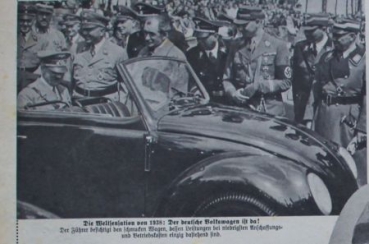 Volkswagen "Deutsche Illustrierte" Society-Magazine 1939 with VW KdF (9235)